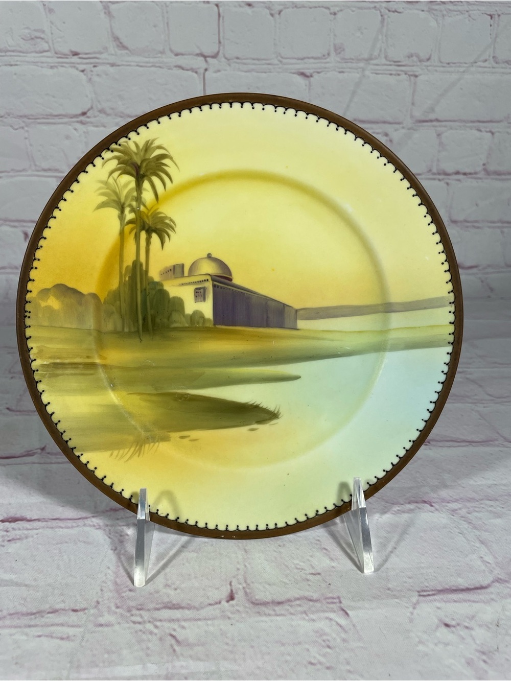 Antique 1910-1921 Nippon Hand Painted Morimura Brothers Japan Porcelain Plate